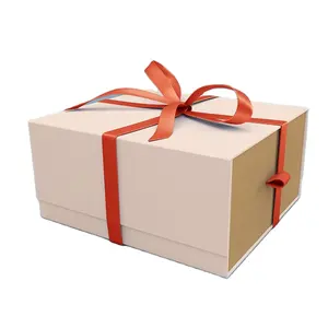 Confezione regalo 2024 per piccole imprese con nastro LOGO personalizzato scatole di imballaggio in carta
