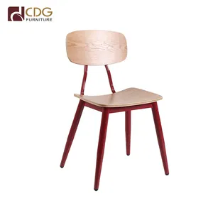 Juego de sillas de mesa de comedor modernas, muebles de restaurante, sillas de mesa de madera para restaurante