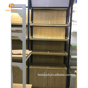 Étagères de supermarché en acier personnalisé, en bois, pour épicerie avec poignées, magasin Gondola <span class=keywords><strong>à</strong></span> <span class=keywords><strong>vendre</strong></span>, pièces - Product Image 3