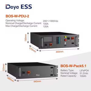 高压混合逆变器和锂电池BOS-W HV 3相高压德耶新型廉价电池BOS-W 100ah 5.12kwh - Product Image 5