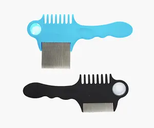 Nit free louse Comb removes lice and nits twin pack hot stainless steel teeth lice comb