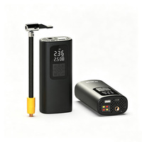 Portable High Pressure Electric Tire Inflator 150PSI Mini Hand Vacuum Pump Wireless Lightweight ABS Motorcycle Accessories LED
