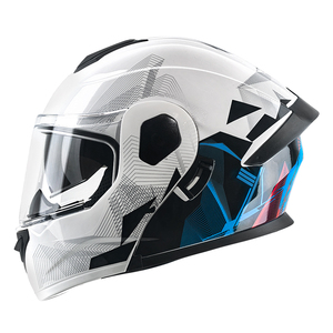 Casco de Motocicleta Modular Abatible Personalizado OEM, Homologado por DOT, Casco de Motocicleta Modular de Carreras ABS - Product Image 2