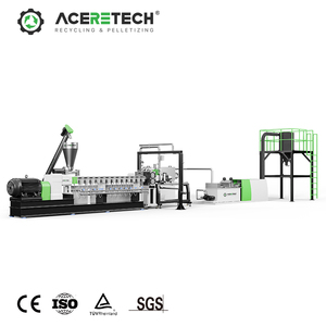 550-1500 kg/h Déchets Plastique PP + EPDM/<span class=keywords><strong>SBS</strong></span> Rempli De CaCO3 Double Vis Extrudeuse Machine De Pelletisation ATE95 - Product Image 1