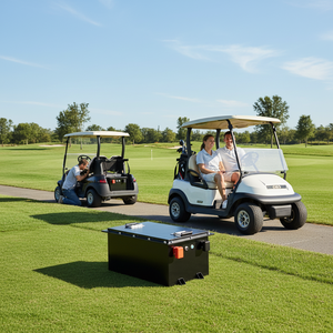 <span class=keywords><strong>Batterie</strong></span> de chariot de golf électrique 72 V 80 Ah, <span class=keywords><strong>batterie</strong></span> lithium rechargeable 72 V avec protection BMS pour chariot de golf et scooter électrique - Product Image 1