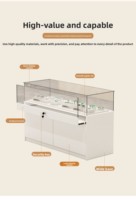 YTSF-C31 Vitrines de présentation multifonctionnelles pour bijoux, téléphones portables, lunettes, figurines, objets de musée, comptoirs de stockage d'échantillons en verre