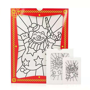 Carta da Clown con trucco magico giocattolo per oggetti di scena di piccole dimensioni che cambiano colore Clown facile da fare trucchi magici per bambini - Product Image 6