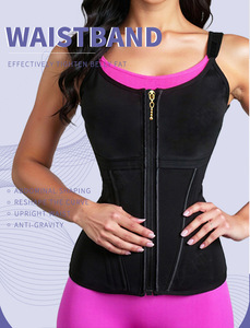 Faja Reductora de Cintura de Alta Compresión para Mujer con Cremallera y 3 Ganchos, Control Abdominal Fuerte, Moldeador Instantáneo de Cintura de Reloj de Arena, Prenda Moldeadora Delgada - Product Image 4