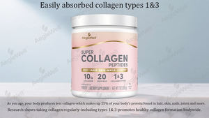 OEM ODM doğal kaynaklı hidrolize kollajen toz saç cilt tırnak ve eklem desteği kadınlar ve erkekler için kollajen takviyeleri - Product Image 4