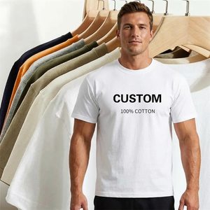 T-Shirt Bianca Premium <span class=keywords><strong>in</strong></span> Cotone Pesante, Personalizzabile con Logo, Maglietta Basic da Uomo con Collo Tondo, Tessuto ad Alta Densità, Manica Corta - Product Image 1