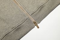 Nouvelle collection automne 2025 – Veste à capuche rétro américaine pour homme, cardigan zippé Cleanfit, sweat-shirt à motif uni avec capuche