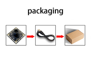 กล้องอุตสาหกรรมแบบฝังตัว USB2.0 รุ่น 83 °   โมดูลจดจำใบหน้ามุมกว้าง 2MP 720P - Product Image 5