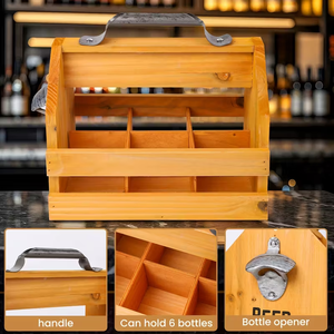 Bia bằng gỗ hộp nóng bán gỗ rượu Thùng bia bằng gỗ THÙNG GỖ Thùng Lưu Trữ bằng gỗ hộp - Product Image 1