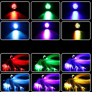 Jinxin Dc12v 16w Rgbw وميض Led الألياف البصرية ضوء النجوم للسيارة مجموعة المصباح الأمامي - Product Image 3