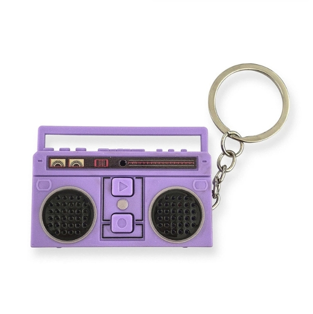 Radio Retro Recorder Couple Gift Keychain Mini Recording Pendant Accessories Manufacturer Wholesale