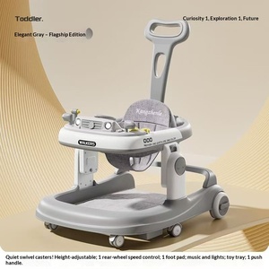 Marche-bébé musical pour prévenir les jambes en O, adapté aux bébés de 6 à 18 mois, capacité de charge de 10 kg, en plastique, pour s'asseoir et pousser - Product Image 4