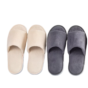 GlobeLink Pantoufles <span class=keywords><strong>de</strong></span> spa jetables antidérapantes non tissées à bout ouvert et fermé, économiques, pour la famille, les voyages et la réception - Product Image 3