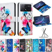 Coque de téléphone portefeuille double face pour Xiaomi Poco X7 M7 X6 F6 C75 pour Redmi Turbo 4 Note 13 Pro A3 13C 14C K70E K70 Cover