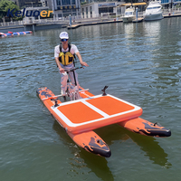 Vélo aquatique gonflable personnalisé en usine, en alliage de magnésium, pour sports nautiques