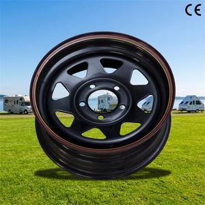 HUA MEI Vente en gros de roues en acier pour camions légers et remorques <span class=keywords><strong>13</strong></span>'' 14'' 15'' 16'' 17'' 5x112 Jantes en acier personnalisées Jantes en acier pour remorques - Product Image 1