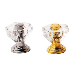 Modern Acrylic Transparent Eco-Friendly Drawer Pulls <strong>Door</strong> Handle <strong>Knob</strong> for <strong>Bedroom</strong> Kitchen Cabinet Dresser Wardrobe Single Hole - Product Image 2