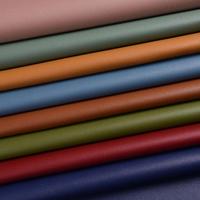 Wholesale Eco Friendly Waterproof PU PVC Synthetic Faux Skin Leather Rolls Nappa Microfiber Fabric for Shoes Bags Garment Sofa