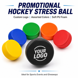 Pelota Antiestrés de Espuma PU con Diseño de Disco de Hockey, Personalizada, al por Mayor, para Promociones, Regalos, Ferias Comerciales y Obsequios - Product Image 1