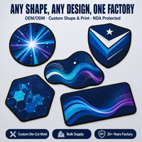 Fabricant de tapis de souris personnalisés OEM ODM, tapis de souris gaming de forme personnalisée, impression intégrale du logo, vente en gros, fournisseur d'usine
