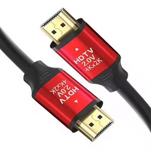 Gold-plating1.5m <span class=keywords><strong>kabel</strong></span> Hdtv <span class=keywords><strong>kabel</strong></span> kecepatan tinggi, cangkang logam campuran aluminium 3m 5m 10m 15m 4K @ 60HZ versi 3D 2.0 untuk proyektor TV PS5