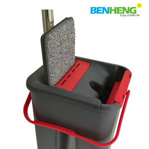 Mopa Plana BENHENG con Separación de Agua Sucia, en Oferta, con Cubeta Autoescurrible, Palo de Acero Inoxidable, Mopa de Manos Libres, Artículos para el Hogar - Product Image 2