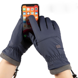 Guanti da uomo BSCI Factory per Sport invernali con Design Touch Screen alla moda attrezzatura da ciclismo all'aperto per uso sci caldo ed elegante - Product Image 5