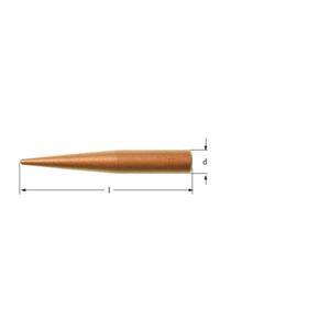 AMPCO - HJ0200B Straight <b>pin</b>, Beryllium Copper - EAN 7630027456134 NON-SPARKING <b>PUNCHES</b> AND <b>PINS</b> - Product Image 1