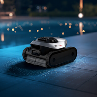 Nettoyeur de piscine robotisé automatique sans fil, aspirateur intelligent pour piscine, nettoyeur mural, étanche IPX8, machine de nettoyage portable