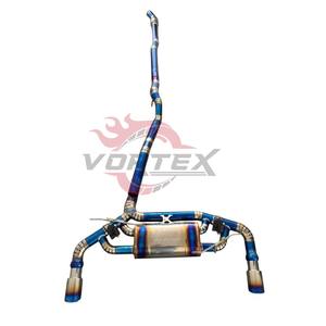 Sistema de Escape Catback Vortex Blue Titanium para BMW 228i F22 F23 N20 2.0T con Sistema Valvetronic y Tubo en X de Alto Rendimiento Sin Ruido - Product Image 1