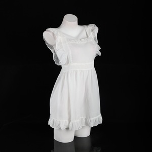 Lemon Story Women Chiffon Nightgown Sleeveless Backless Maid Outfit Soft Sleepwear - Product Image 3
