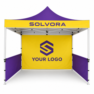 Carpa de Exhibición para Exteriores, Estructura de Aluminio, Toldo de Poliéster, Carpa Publicitaria Plegable, Impresión a Todo Color en el Techo - Product Image 1