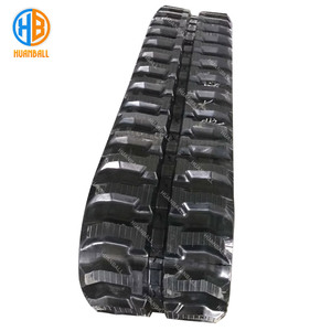 300x52.5x82W cingoli in gomma per apparecchiature Mini escavatore Caterpillar 302.7DCR - Product Image 1