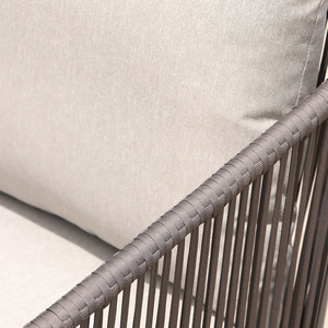 Seil <span class=keywords><strong>4pcs</strong></span> Sofa Aluminium wasserdicht Freizeit Großhandel billig Gespräch Sofa Couch Set Stuhl Terrasse Gartenmöbel - Product Image 4