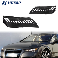 Phares HETOP A7 2011-2014, phares de voiture LED améliorés, projecteur DRL, lentille de projecteur, phare avant, accessoires Plug and Play pour Audi
