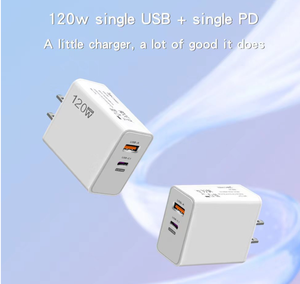 High Quality QC3.0 67W <strong>Type</strong> <strong>C</strong> <strong>Adapter</strong> for Samsung Dual Port USB Charger for iPhone 16 120W USB Charger Fast Charging Custom Logo - Product Image 3