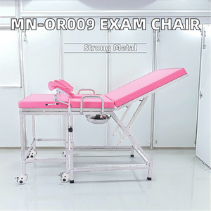 Silla de Examen Médico Metálica Liaison Mn-OR009 con Fuente de Alimentación Manual, Cama de Examen Quirúrgico para Obstetricia y Ginecología, Certificación CE Clase I - Product Image 2