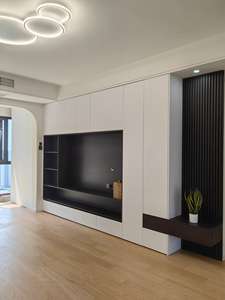Latest Design Smart Living Room Home Furniture Modern Luxury Built-in <b>Light</b> bar <b>TV</b> Stand <b>TV</b> Cabinet - Product Image 5