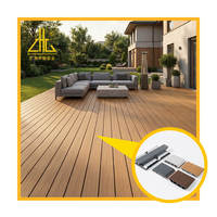 Fabricant de systèmes de revêtement de terrasse extérieure en aluminium TPE architectural, installation facile, vente en gros, exportation au Canada