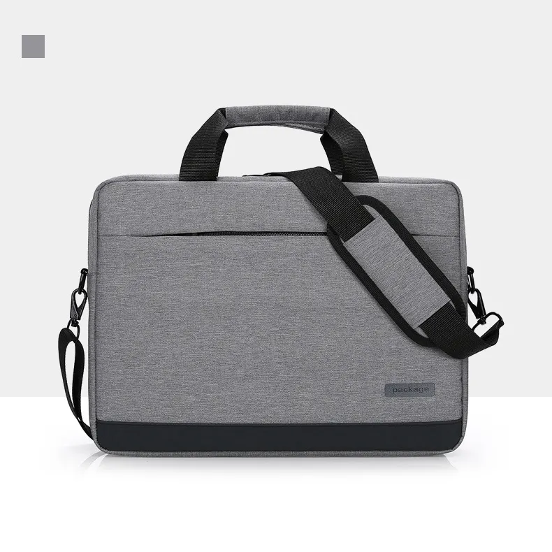 Laptop Plain Shoulder Bag 14 15 Inch Cross Shoulder Bags Briefcase Sleeve Case For Men Women Office