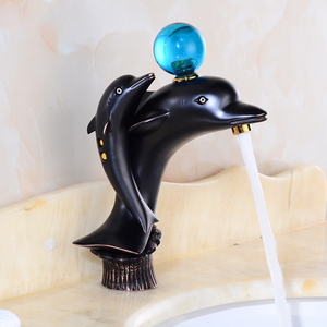 Robinet de lavabo de salle de bain à poignée unique de style animal adorable - Product Image 3