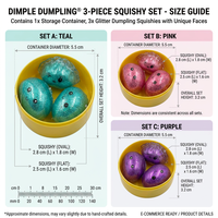 Boîte Mystère d'Halloween : Squishy en forme de Dumpling et Balle Anti-stress TPR, Fournitures de Fête, Cadeau en Forme de Fantôme