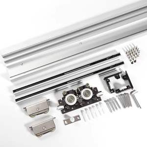 Amortiguador de doble dirección para puerta fantasma, rueda colgante, accesorio de Hardware especial para muebles deslizantes sin rieles para sala de estar - Product Image 1