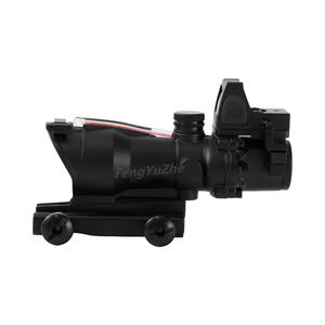 อุปกรณ์ส่องทางยุทธวิธีเส้นใยสีแดงพร้อมกล้องเล็งแบบ4X32สำหรับล่าสัตว์ - Product Image 3