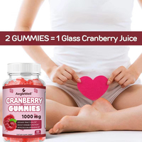 AegleWell 1000mg Cranberry Gummies Ondersteuning Urineweggezondheid Immuniteitversterking OEM Private Label Beschikbaar Lage MOQ Groothandel