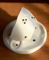Tasse à café en porcelaine à motif cerise sous glaçure, tasse esthétique mignonne pour la décoration de table à la maison